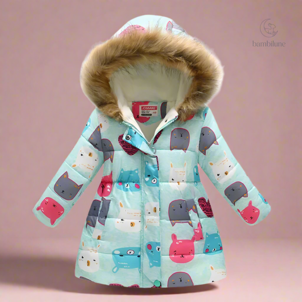 Manteau pour petites filles, confort et élégance réunis