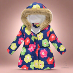 Manteau d'hiver matelassé élégant pour filles - vue 5