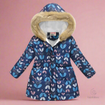 Manteau d'hiver matelassé élégant pour filles - vue 9