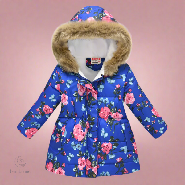 Manteau d'hiver matelassé élégant pour filles - vue 11