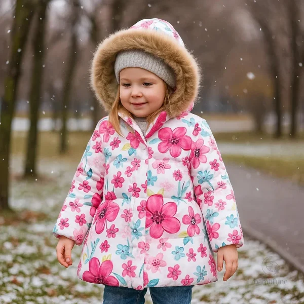 Manteau d'hiver pour enfants, style chic et pratique