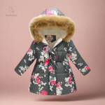 Manteau d'hiver pour filles, protection contre le froid