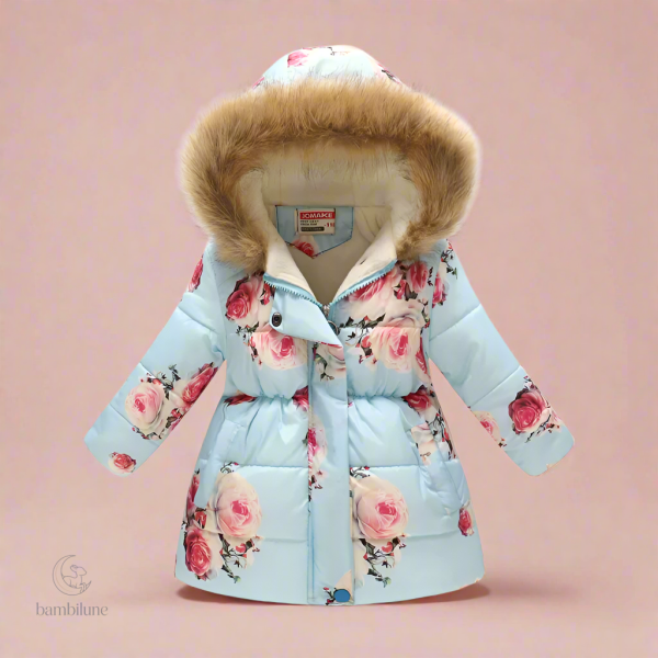 Manteau confortable pour filles, idéal pour l'hiver