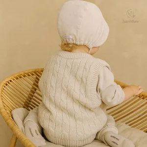 Pull chaud pour enfants en laine fine, style cosy