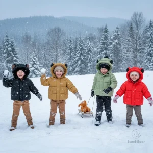 CozziBun – Manteau d'hiver avec capuche pour enfants