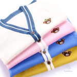 Vêtement d'automne en tricot avec motifs d'oursons