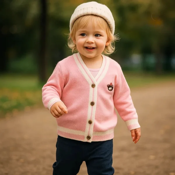Cardigan chaud et tendance pour petits