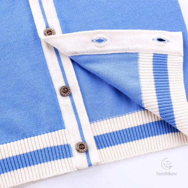 Style automnal avec cardigan oursons tricoté