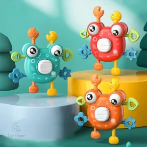 Crab Pull Toy – Jouet de dentition en forme de crabe