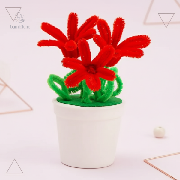Coloriage et personnalisation de pots de fleurs