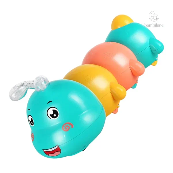 Chenille colorée qui stimule le mouvement des bébés