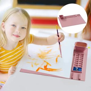 Mat de peinture pour enfants - Nettoyage facile et amusant