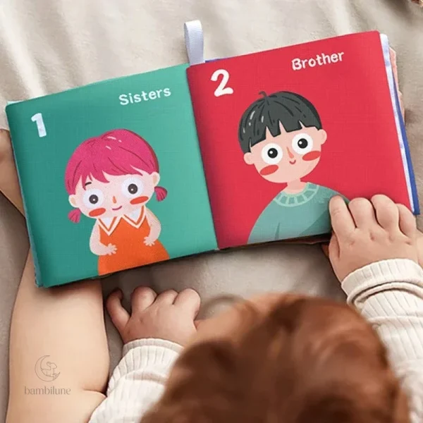 Livre d'images froissées pour éveiller les bébés