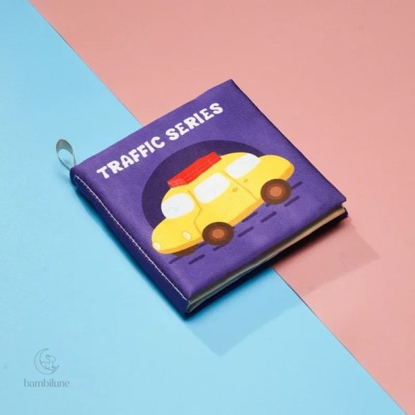 Livre d'images colorées pour stimulation visuelle