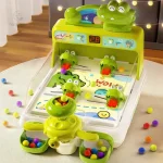 Jouet d'arcade amusant avec crocodile pour les tout-petits