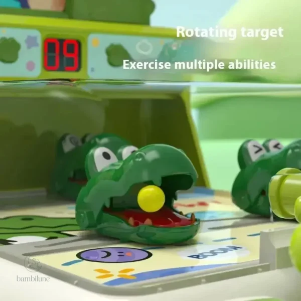 Crocodile Pinball : un jeu interactif pour les jeunes enfants