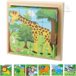 Puzzle éducatif en bois pour les enfants en bas âge