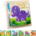 Puzzle de blocs en bois pour éveiller l'imagination