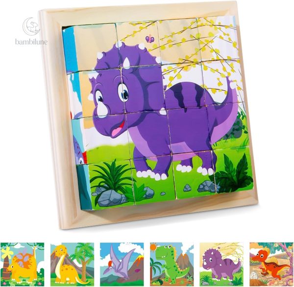 Puzzle de blocs en bois pour éveiller l'imagination