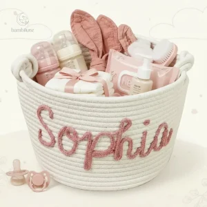 CuddleBasket – Panier à langer personnalisé pour bébé