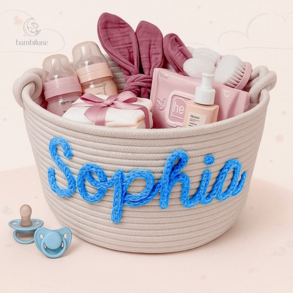 Panier à langer personnalisé avec des options variées
