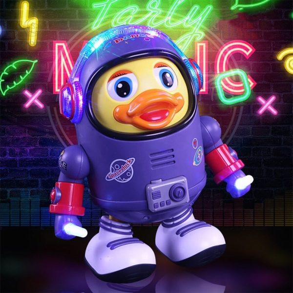 Peluche canard dansant, idéal pour stimuler le jeu créatif