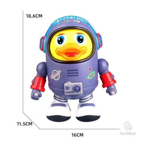 Canard amusant qui danse, parfait pour les enfants de 3 ans