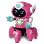 Robot qui tourne et éclaire la pièce