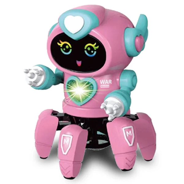 Robot coloré qui divertit les petits