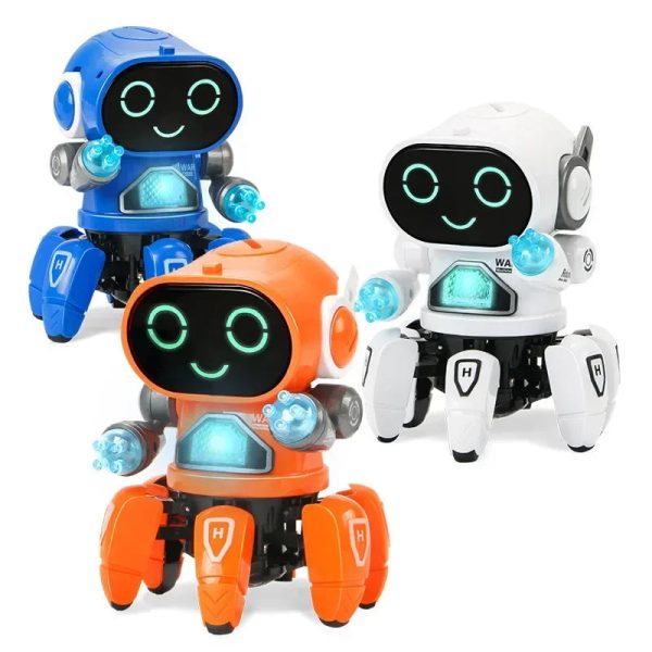 Dancing Spin Robot en pleine action lumineuse