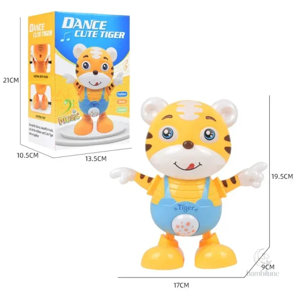 Tigre dansant, jouet éducatif pour enfants de 0 à 1 an