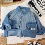 Veste denim confortable pour les jeunes