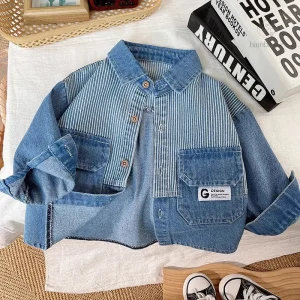 Veste denim confortable pour les jeunes