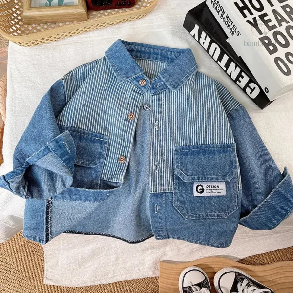 Veste denim confortable pour les jeunes