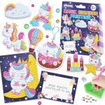 Autocollants en forme de diamant pour enfants, activité créative