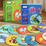 Dieren Match - Puzzle 3 pièces pour enfants de 1 à 2 ans