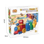 Train à vapeur coloré pour s'amuser et apprendre