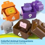 Jeu d'éveil sur rails pour les enfants de 1 à 2 ans