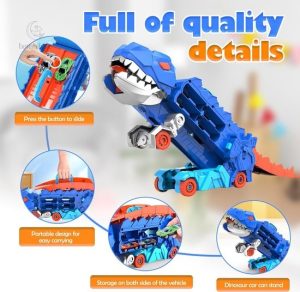 Dino Car - Jouet de voiture coloré pour l'imagination