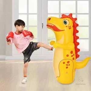 Dino boxeur coloré pour enfants de 3 à 4 ans