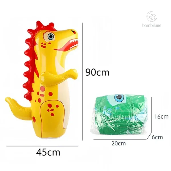 Jouet de boxe dinosaure sûr et adapté aux jeunes enfants