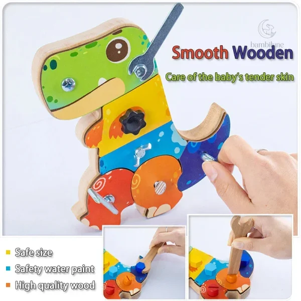 Tableau de vis pour stimuler la créativité des enfants