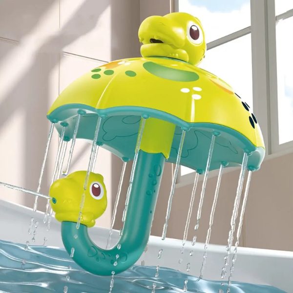 Dino Shower Spin – Jouet de bain parapluie amusant
