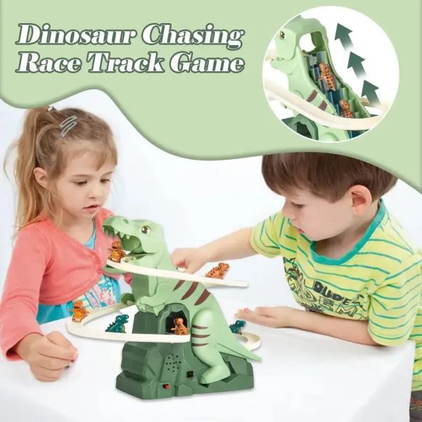 Montagnes russes Dino pour des moments ludiques en sécurité