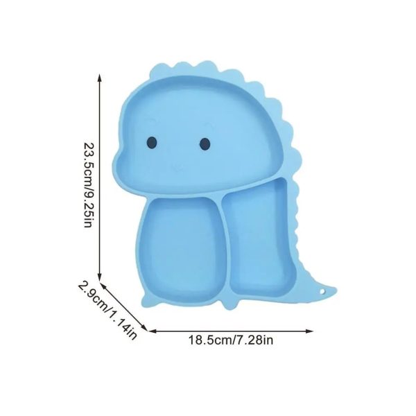 Vaisselle pour enfants en silicone - 7 pièces fun et pratiques