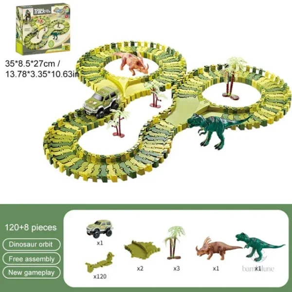 Jeu de course Dino adapté aux enfants de 4-5 ans