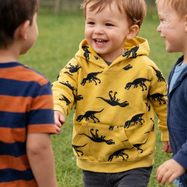 Vêtement d'automne chaud et respirant pour enfants