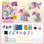 Kit créatif pour concevoir des porte-clés personnalisés