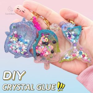 Porte-clés en cristal à personnaliser soi-même