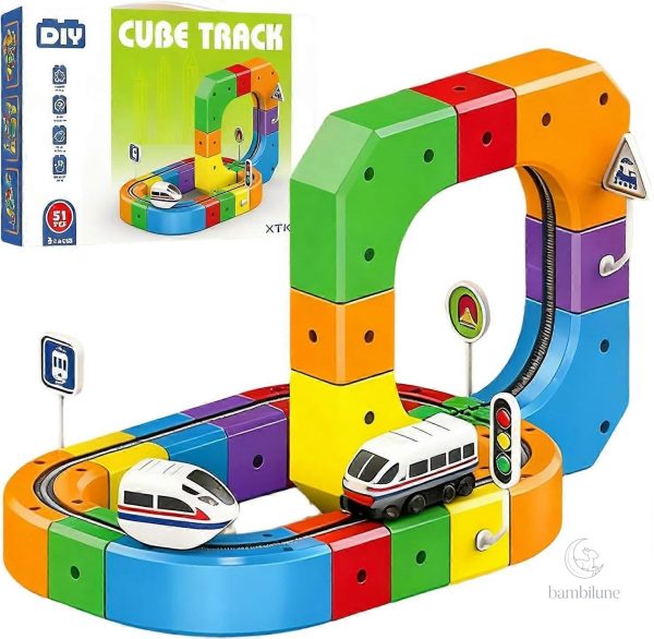 Jouet actif pour enfants, construction de train